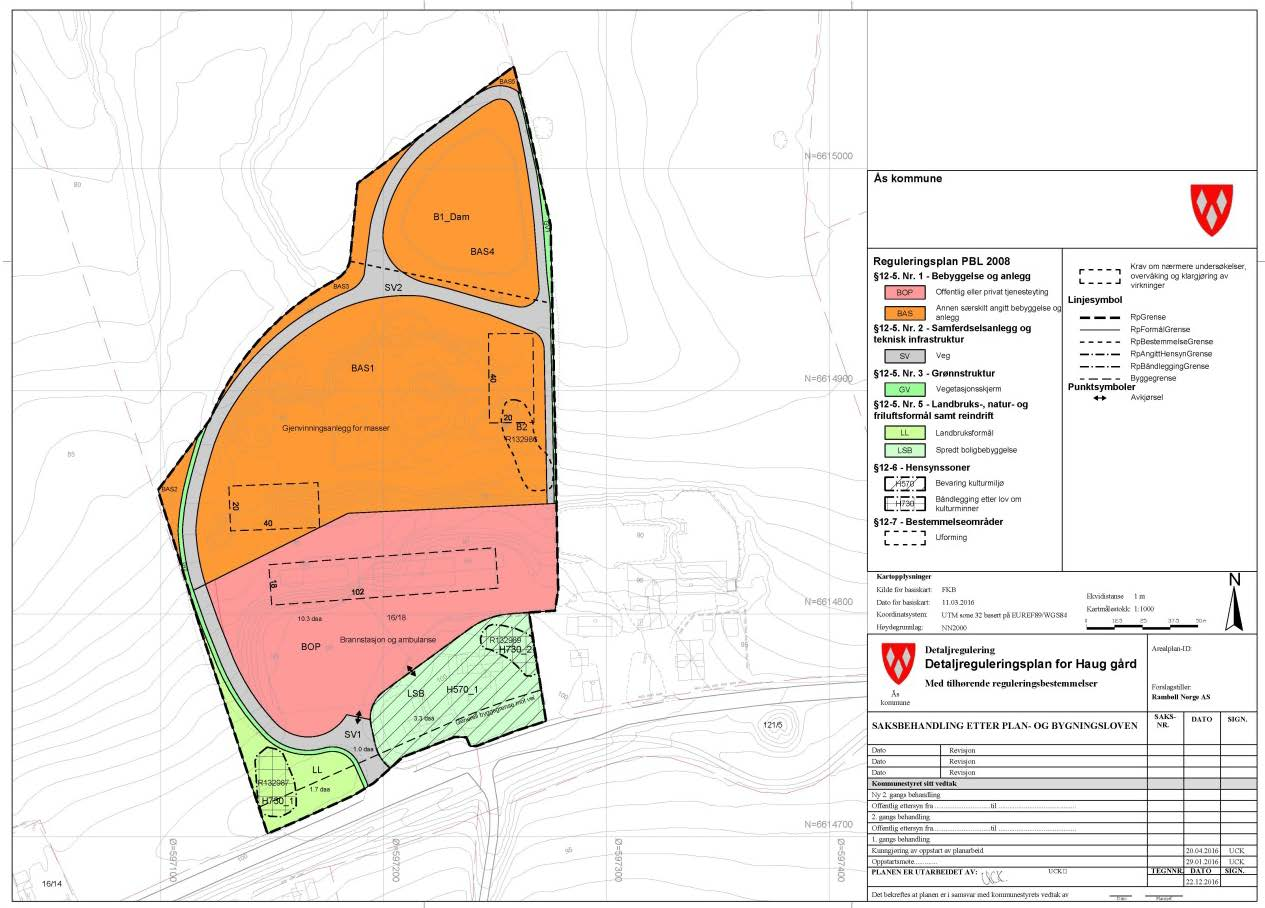 Haug gård 19 av 27 6. BESKRIVELSE AV PLANFORSLAGET 6.