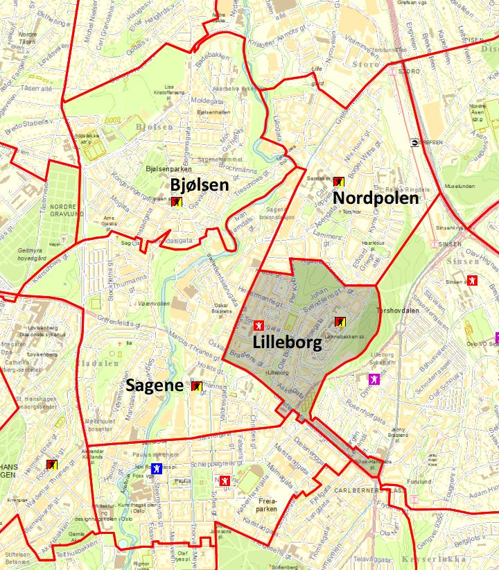 2.4. Gjennomføringen på Lilleborg skole Barnetråkkregistreringen på Lilleborg skole ble gjennomført 1. april 2014 med klasse 6 A, B og C i skoleåret 2013/14.