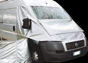 UTVENDIG Trekk til bobil 38000 Isolasjonsmatte Fiamma Coverglas XL Ducato Vanntett matte som beskytter mot varme og innsyn, samt holder front- og siderutene rene.