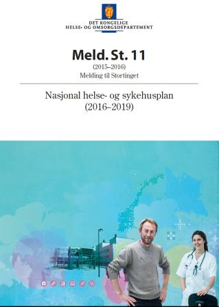 8 Alternative nivå for akuttkirurgisk vaktberedskapen 8.1 Innledning Nasjonal Helse- og sykehusplan kap 12.