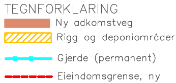 2.5.2.3 Landtak Sandviga Byggingen av muffeanlegget gir behov for adkomstvei og det vil bli et overskudd av stein- og løsmasser som må fraktes ut av området i byggeperioden.