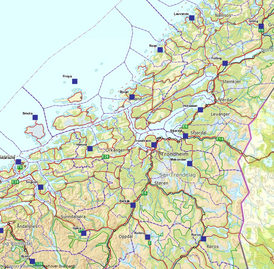 Status I mars 2010 innførte Trondheim NN2000 som første kommune i Norge. Høsten 2013 innførte Røros kommune og Fosen-kommunene NN2000.