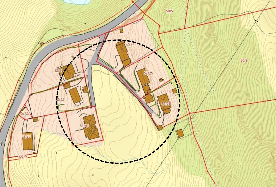 SKREDFAREVURDERING FOR REGULERINGSPLAN FOR BUSTADER PÅ GBNR 52/9, VED VESETGJELET I OSTERØY KOMMUNE. 3 2 Innleiing Det skal detaljregulerast for omlegging og utbetring av Fv.