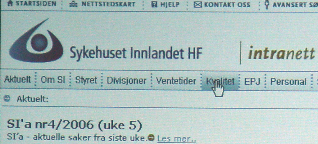 Rådgiver for elektronisk pasienthåndbok Det er viktig at