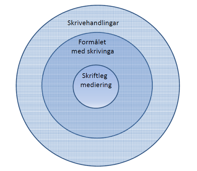 Eit funksjonelt syn på skriving Kvifor skriv vi? Kva brukar vi skrivinga til? Korleis får gitt uttrykk for intensjonane våre? Ulike skrivehandl