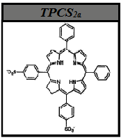 1 INNLEDNING TPCS 2a er spesielt utviklet for PCI da den sitter bedre i membranbilaget enn beslektede fotosensitisere, slik som klorin e6.