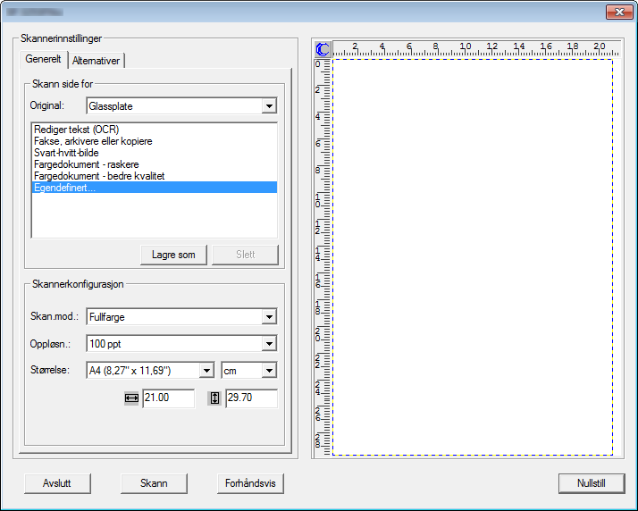 Skanne fra Smart Organizing Monitor Skanne fra Smart Organizing Monitor Fremgangsmåten i denne delen er et eksempel basert på Windows 7.