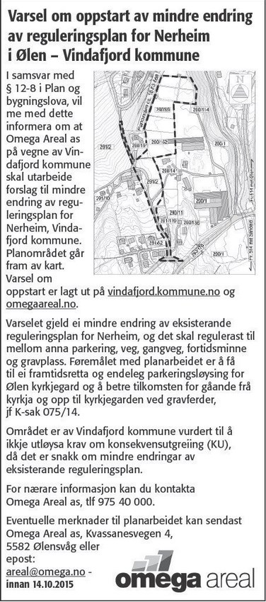 3 Planprosessen Figur 1 - varslingskart som viser planområdet med svart stipla line. 3.