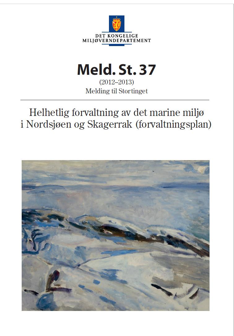 Mandat I Stortingsmelding 37 (2012 2013) Helhetlig forvaltning av det marine miljø i Nordsjøen og Skagerrak (forvaltningsplan), går regjeringen inn for at det utvikles et arealverktøy for å