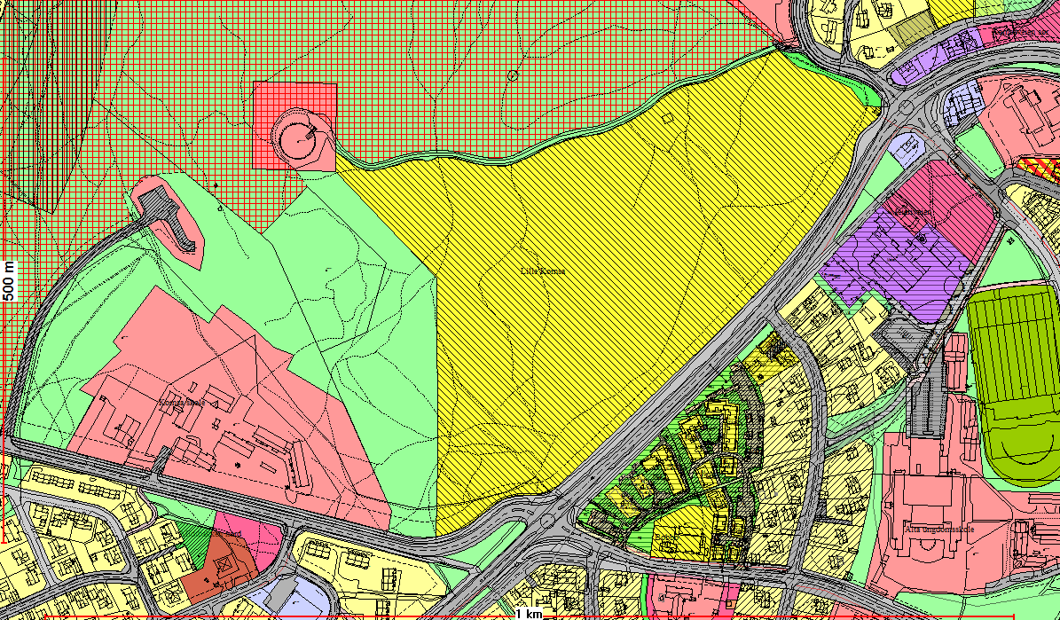 Gjeldende plan for området.