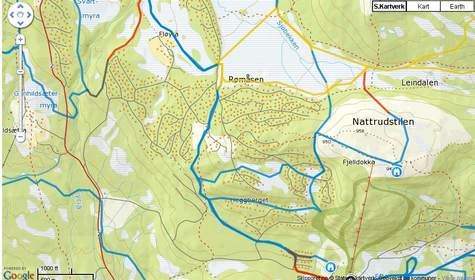 OMRÅDE Langrennsløyper mot Sjusjøen Preparerte langrennsløyper Sjusjøen Hytteutleie Sjusjøen Skisenter Veibeskrivelse Avkjøring fra E6 v/rudshøgda Skilt til Sjusjøen og Kvernstubrua følg veien 8 km