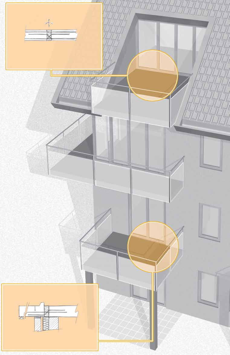 Schöck Isokorb type D Sida 79 For balkongplate med oppad og nedadrettet skjær og