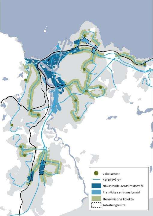 18 I 2020 er Trondheim en bærekraftig by, der det er lett å leve miljøvennlig Forsterke eksisterende strukturer: Rett virksomhet på rett