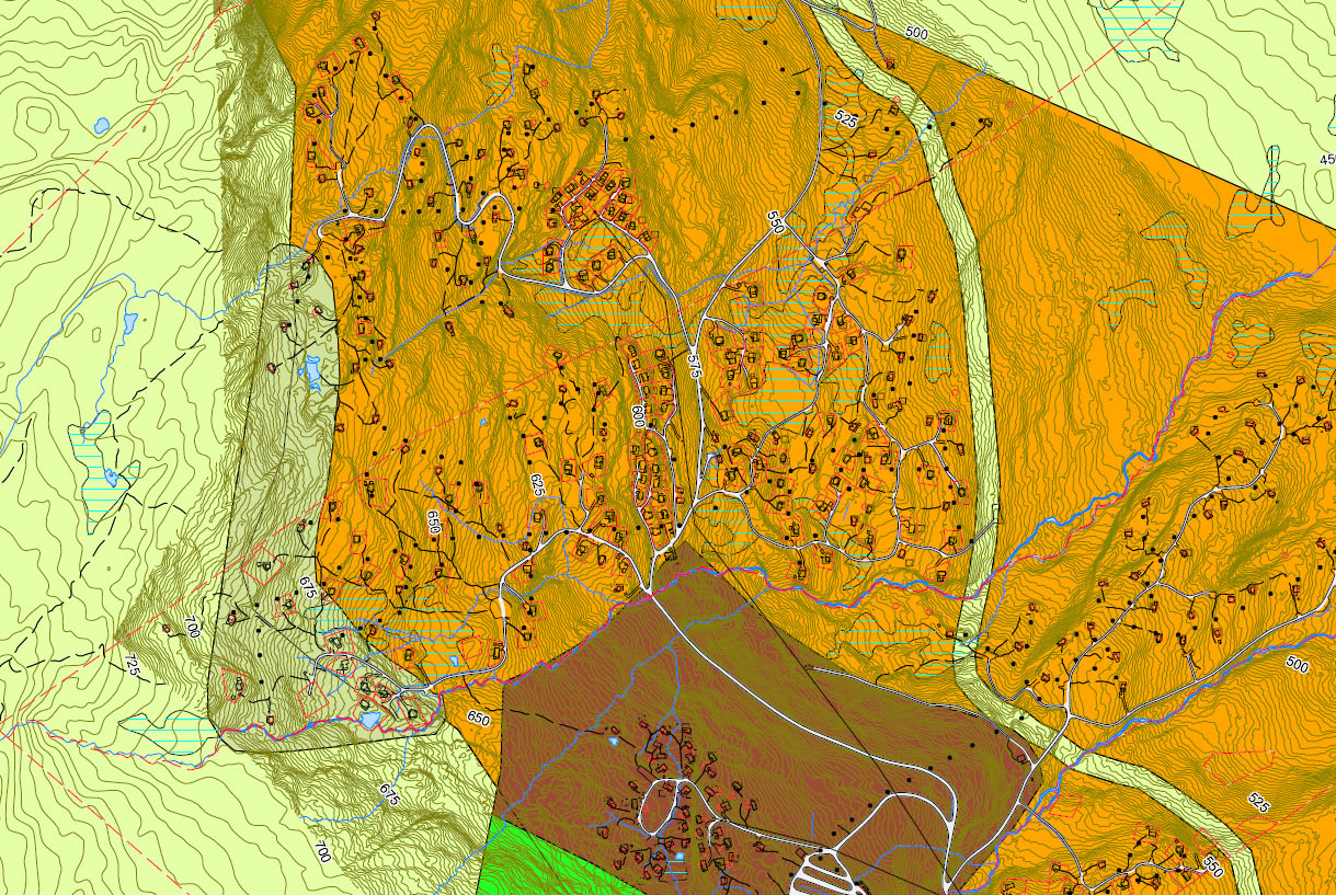 1 INNLEDNING Planen utarbeides av Landskapsarkitekt Anne Ribberud på oppdrag fra grunneier i området, Øystein Gjellerud og er en endring av delområdene 1,2 og 3 i gjeldende reguleringsplan for