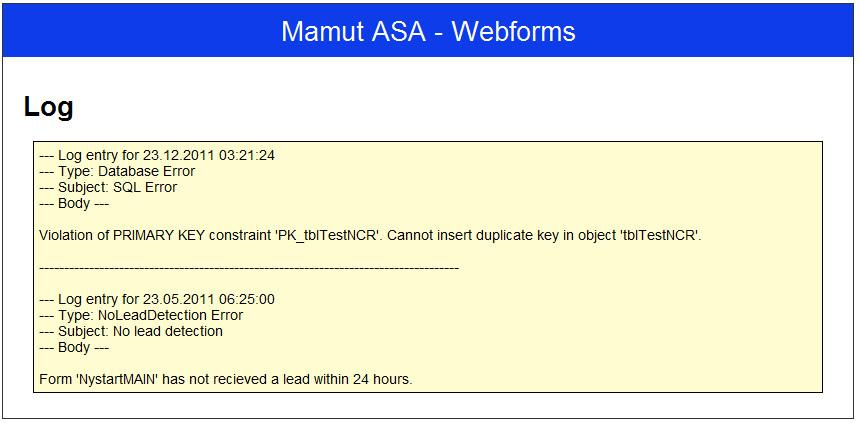 Produktdokumentasjon Mamut Webforms 31 av 48