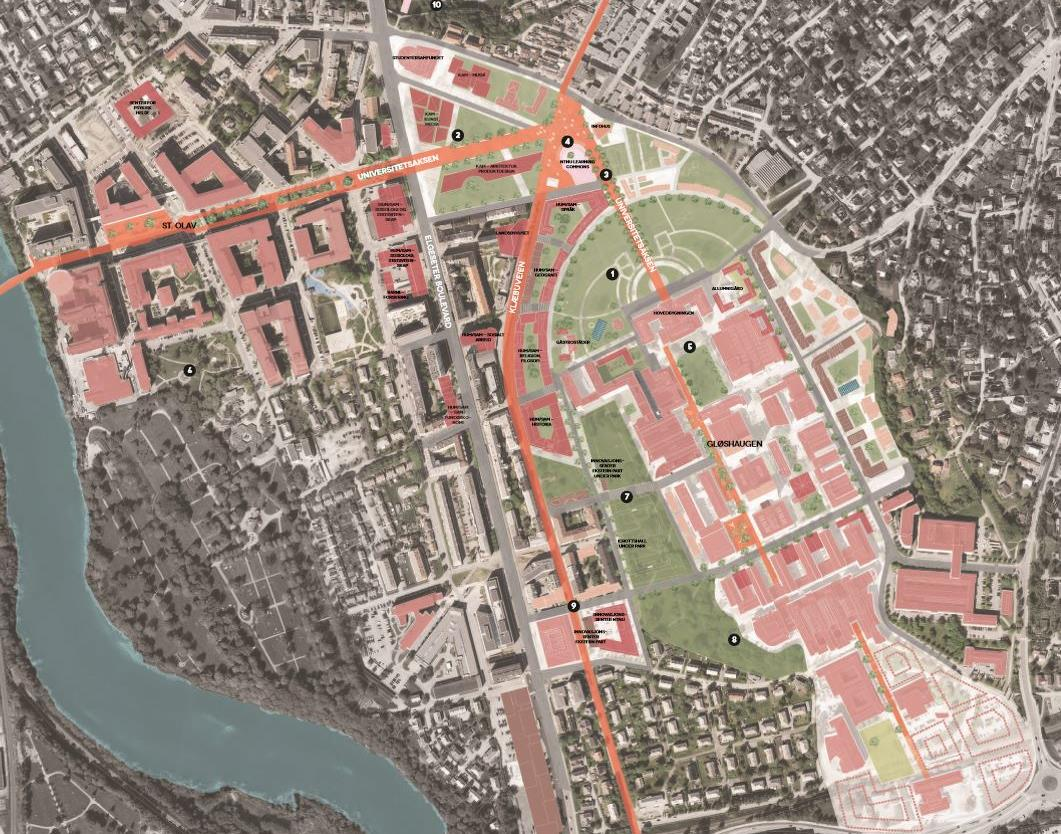 HEDRENDE OMTALE: LEARNING GARDENS Learning gardens gis hedrende omtale for de sterke analysene og foreslåtte strategier for et moderne universitets betydning for byen og dens innbyggere, og hvordan