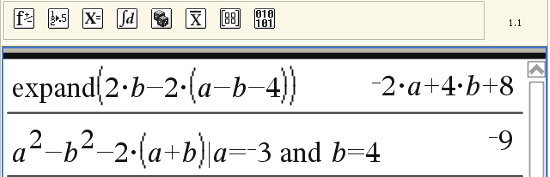 Eksempel 2 og første eksempel side 19 Tast. bakerst i minst et av tallene når beregninger skal utføres på bare hele tall. 20 24 Førstegradslikninger Eksempel 1 Klikk.