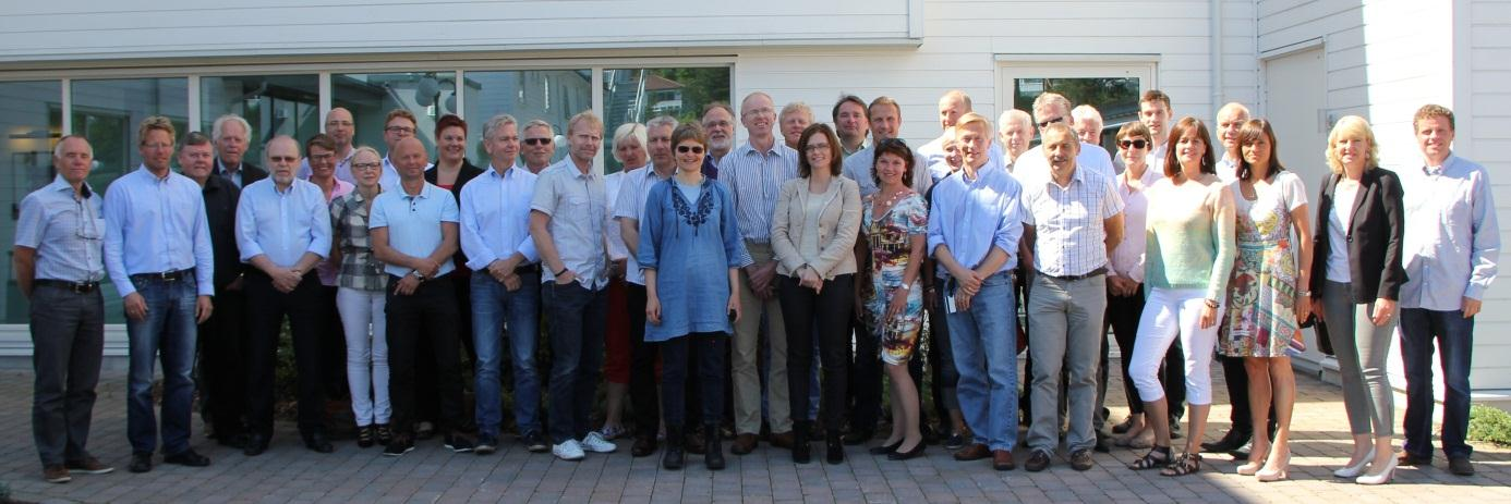 Bilde: Rådmennene i Knutepunkt Sørlandet kommunene. Rådmannsutvalget er også Knutepunkt Sørlandets administrative eierforum.