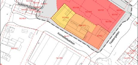 3. Beskrivelse av planområdet og tilliggende områder (dagens situasjon) 3.1 Eiendomsforhold Eiendommene innenfor planområdet eies av: o Jonsvollskvartalet AS: gnr. 165, bnr.