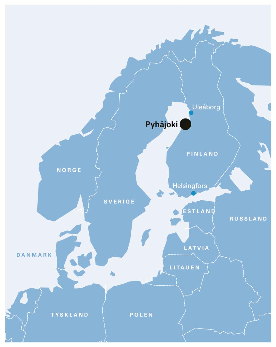 6 (11) vedplaner samt detaljerte hovedplaner for kjernekraftverkområdet i kommunene Pyhäjoki og Raahe. De umiddelbare omgivelsene til Hanhikivi-anlegget er tynt befolket.