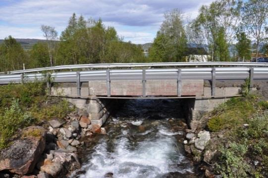 Bæreevne og kapasitet på bruer Konstruksjon defineres som «bru» dersom spennet er min.