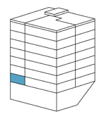 LEILIGHET 103 1-2 SOVEROM LEILIGHET 203 1 BAD Hjørneleilighet 11,5 m 2 INNGLASSET BALKONG Gjennomgående endeleilighet 2 SOVEROM PRIVAT BAD OG GJESTE-WC 11,5 M 2 INNGLASSET BALKONG STORT WALK-IN