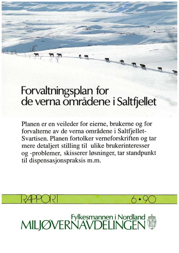 Den nye forvaltningsplanen vil først og fremst omfatte alle områdene Midtre Nordland nasjonalparkstyre i dag har forvaltningsansvar for (Saltfjellet-Svartisen nasjonalpark, Gåsvatnan og Saltfjellet