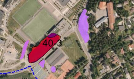 tjenesteyting dersom det ved en senere anledning vil bli behov for utvidelse. Inntil da vil områdene bli liggende som åpne sletter. Konklusjon: Ingen endring.