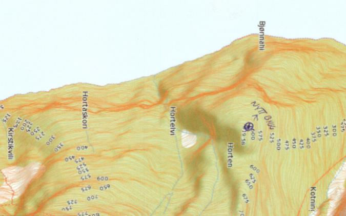 Utsnitt av kart med innteikna plassering av hytta Lovgrunnlaget «Føremålet med Nærøyfjorden landskapsvernområde er å ta vare på eit vakkert og eigenarta natur- og kulturlandskap frå fjord til fjell i