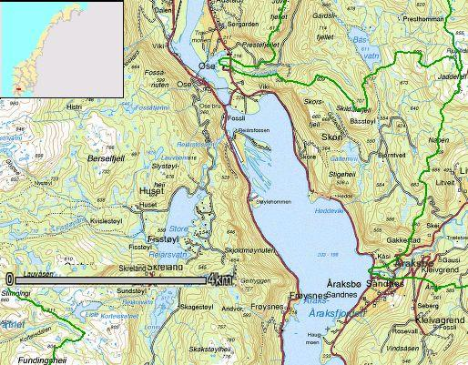 Side 3 være løsningen. Derfor skal den hydrauliske modellen dekke området mellom Ose bru og sandøyene som ligger øst for campingplassen. Se kartet på Figur 1.