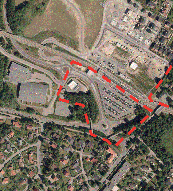 9. GJØNNES STASJON/ BEKKESTUA Området ligger på stasjonsområdet ved Gjettum. Det ligger innenfor 5 minuttersgrensen fra stasjonsområdet.