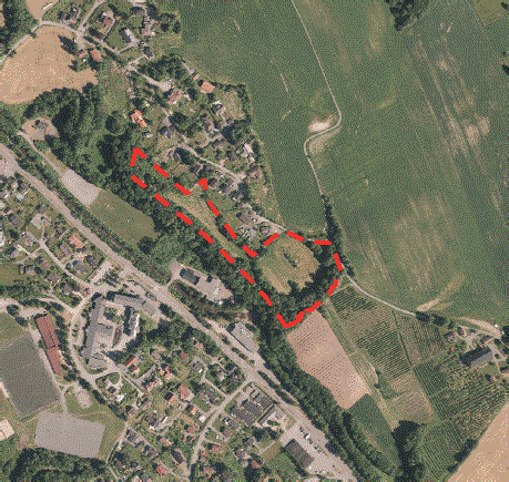 7. BERGHOFF/SKUI Området ligger utenfor arealstrategien og ikke i tilknytning til noe sentrum. Det ligger ca 3,5 km fra Vøyenenga sentrum. Politikerne ønsker seg mer boligutvikling i området.