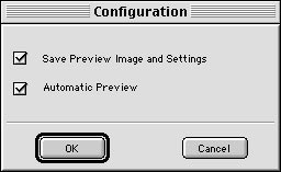 Windows Macintosh Norsk Save Preview Image and Settings: Kryss av for Œ automatisk lagre forhœndsinnstillingen og alle