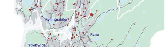 500 boliger i Bergen fram til 2020, de registrerte planene er vist på Fig. 10.