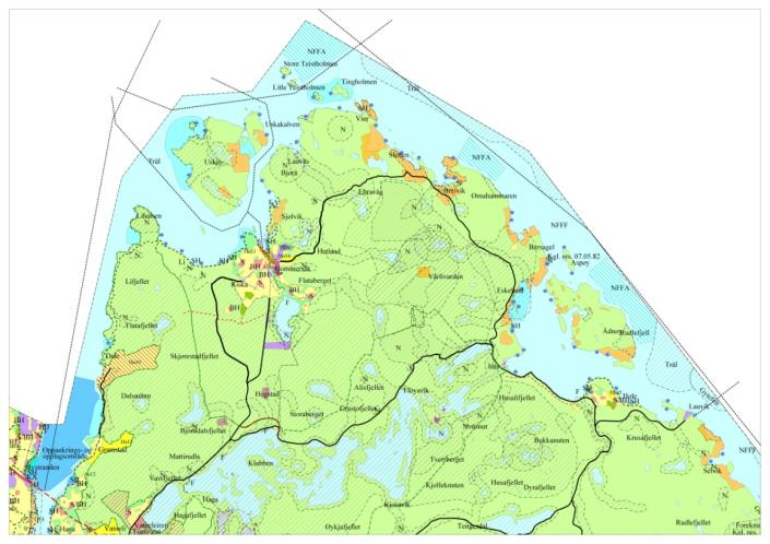 mars 2011 Kaste- og låssettingsplasser Avgrensning Antall og