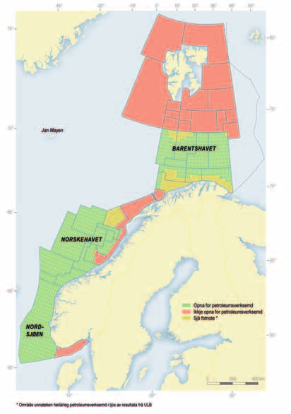 fakta_2005_kap1_4 12-04-05 14:18 Side 32 * Område unnateken heilårleg petroleumsverksemd i