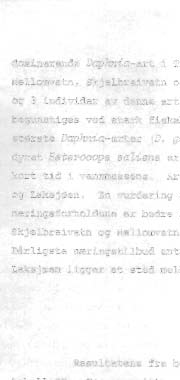 w l. 'i -.W w..'.j. i 2.isvatn, SandsjØen og LaksjØen i 1477. I,*-hr I og Otersjøen er det funnet henholdmm ft %. bq 3 ldl%viiw &P m art. Flere undersøkelser viser at d-. e ', -.. '.-,-,.