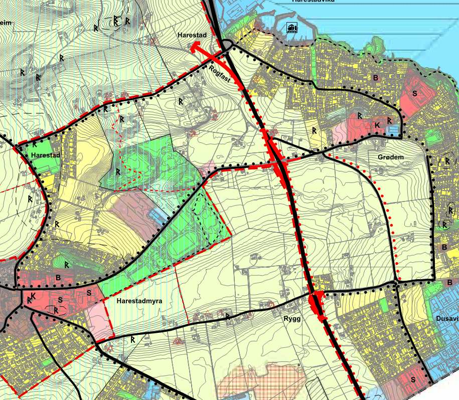 E39 ROGFAST - HARESTAD - STØY 9/12 3.6 Avgrensning av planområdet Det er kun medtatt beregning av støy fra vegstrekninger innenfor planområdet i dette prosjektet.