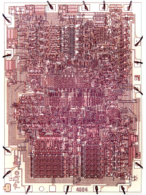 Intel 4004 verdens første mikroprosessor 1971 2300
