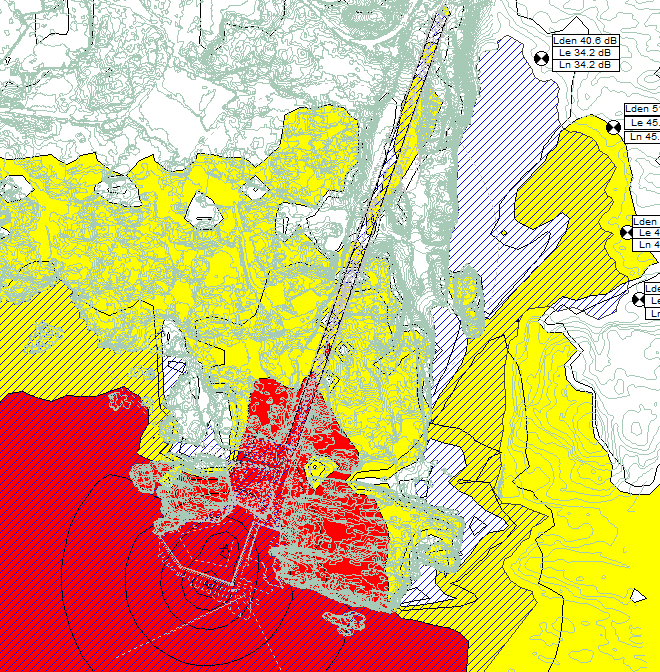 2.4.1 Aktivitet på kaiområdet Støykildene er representert i form av støy fra hjelpemotorer fra én lastebåt som ligger til kai, og støy fra én hjullaster på kaiområdet.