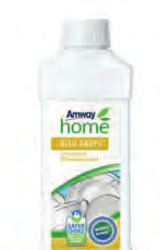 AMWAY HOME oppvaskprodukter fjerner fett og fastbrente matrester, og gjør steintøy, glass, bestikk, kjeler og gryter skinnende rene.