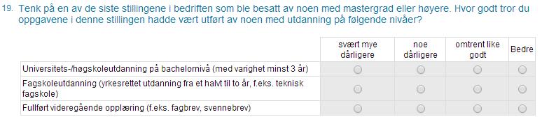 spørsmål 19, resten