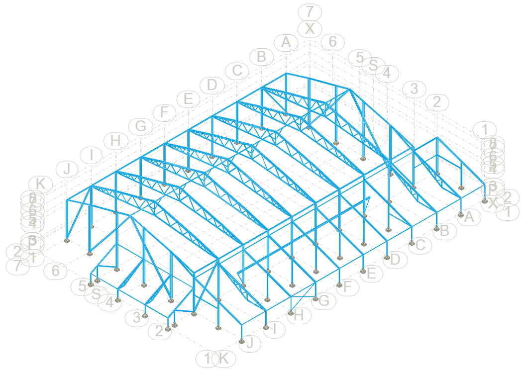 16 (31) 11. HORISONTALE FORSKYVNINGER Beregningsmodellens geometri og materialkvaliteter er modellert iht. tegningsgrunnlaget (se kapittel 6.6).