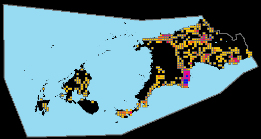 Folkemengd 1-10 11-27 28-52 53-97 98-192 0-4 år 15-19 år 30-34 år 45-49 år 60-64 år 75-79 år 90-94 år 8000 6000 4000 2000 98-192 BO- OG ARBEIDSMARKED OG PENDLING