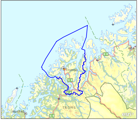 Minihøring: FRIST 30.juni 2014 Tiltaksanalyse for vannområdet Balsfjord- Karlsøy Figur 0.