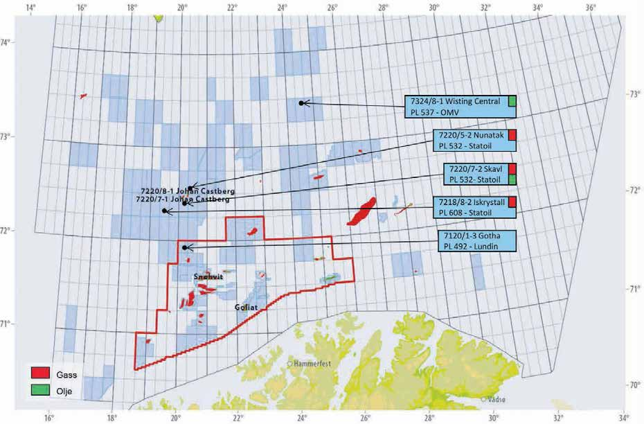 Funn Barentshavet 2013 RESULTATER AV LETING 5 Illustrasjon: Oljedirektoratet vet. For at det skal bli lønnsomt å bygge ut feltet, må man finne mer ressurser. 1.