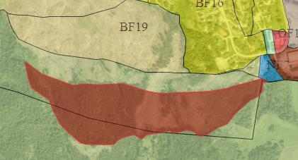 14 Ruud (gnr/bnr 7/8 eller 7/9) Gjeldende formål: Landbruk, natur og friluftsliv Gjeldende forhold: Skog Foreslått formål: Bolig Arealstørrelse: ca 135 daa Boligpotensiale: ca 250 (rådmann)