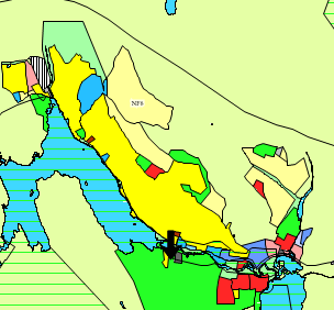 til nåværende boligområde. Tema Sannsynlighet Konsekvens Egnethet/konflikt Beskrivelse/kommentar Grunnforurensning 1 1 Støy 3 2 Støy fra fylkesvei 155 må hensyntas.