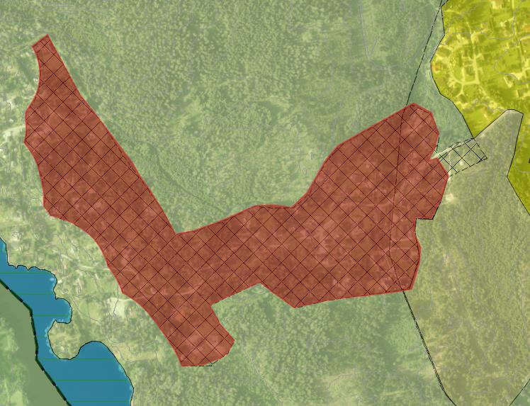 78 Tangen/Nygård (del av gnr/bnr 91/14) Gjeldende formål: Bruksendringsområde fra fritidsbolig til bolig (i kommuneplan fra 2007) Gjeldende forhold: Bolig- og fritidsbebyggelse Foreslått formål: