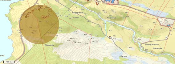 Eit vurdert og forkasta alternativ som går inn i ein lenger tunnel i same området, ville truleg hatt same konfliktpotensiale med omsyn til dette landskapselementet.